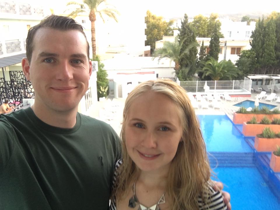 Photo of Ryan and Emma on Holiday